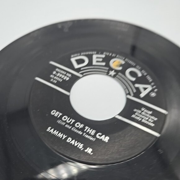 Without You Im Nothing / Get Out Of The Car by Sammy Davis Jr 45 RPM Vinyl EP - Picture 4 of 4